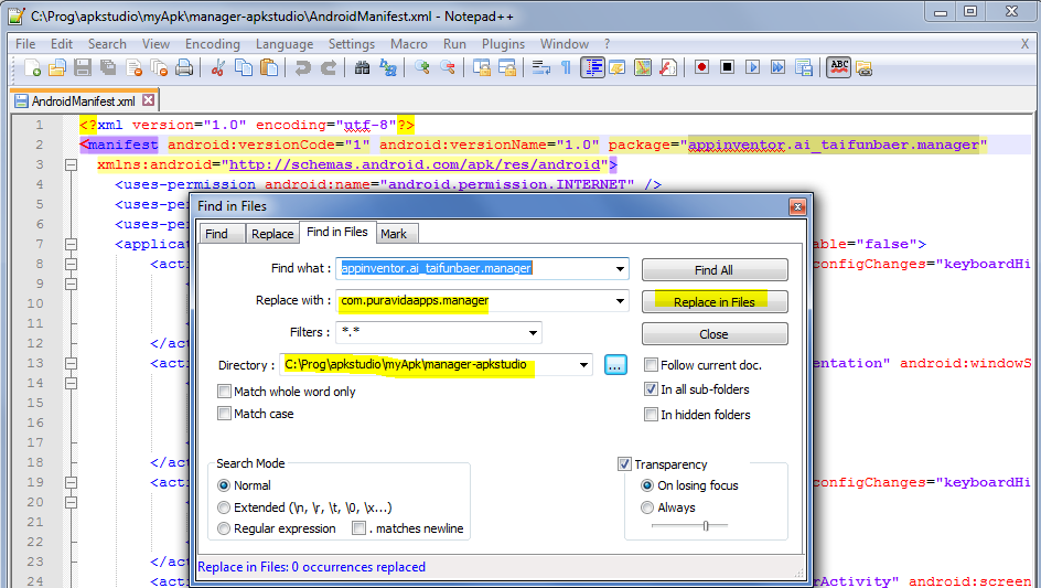 App Inventor Tutorials and Examples: Package name | Pura Vida Apps
